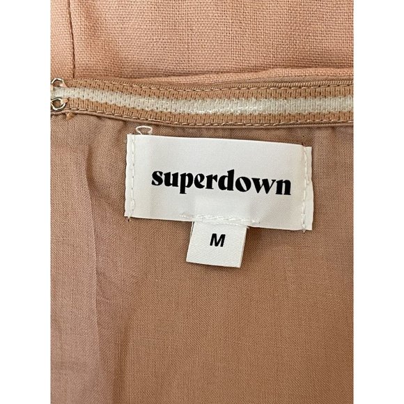 Superdown Dress Rosie Mini Ruffle Pink Strapless Party Holiday Wedding Prom - Picture 3 of 11